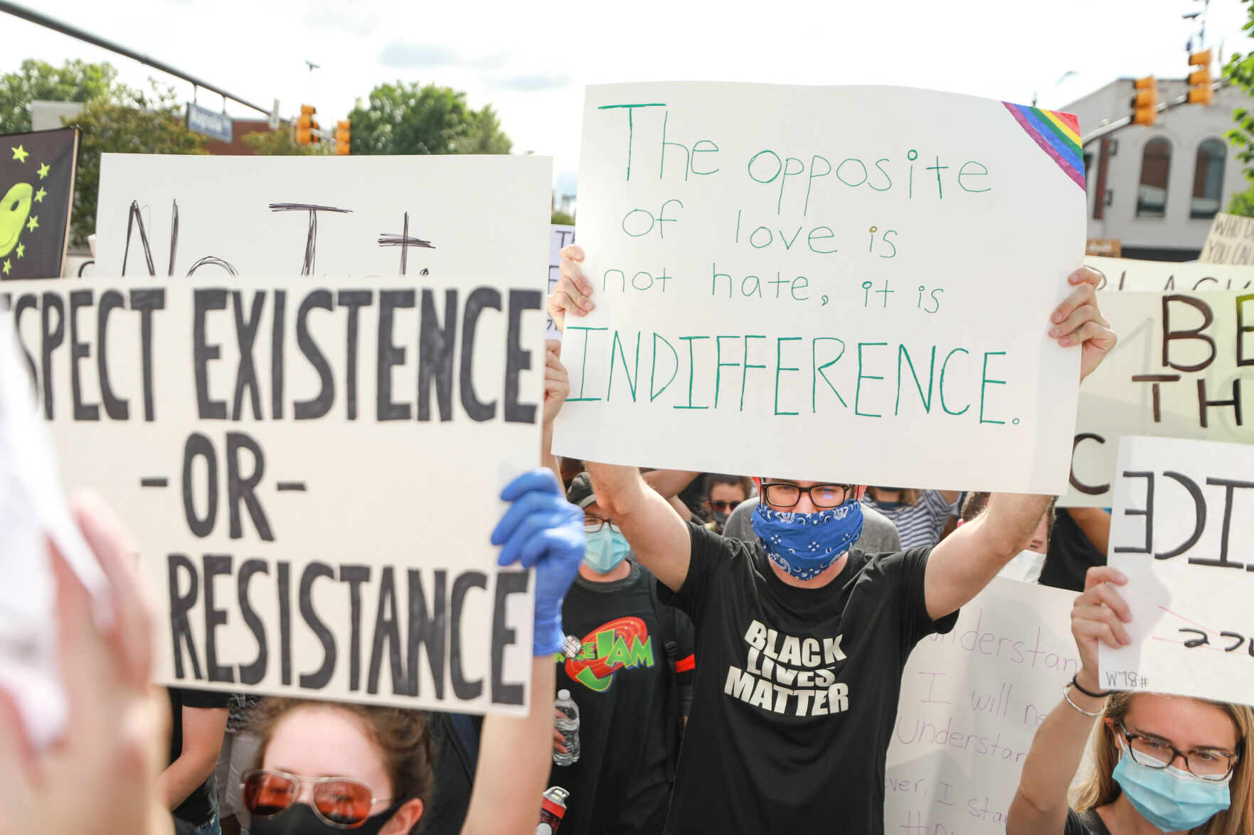 Auburn Students & Community for Change protest and march